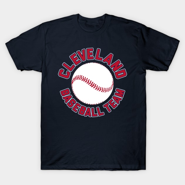 THE CLEVELAND BASEBALL TEAM T-Shirt by YourLuckyTee